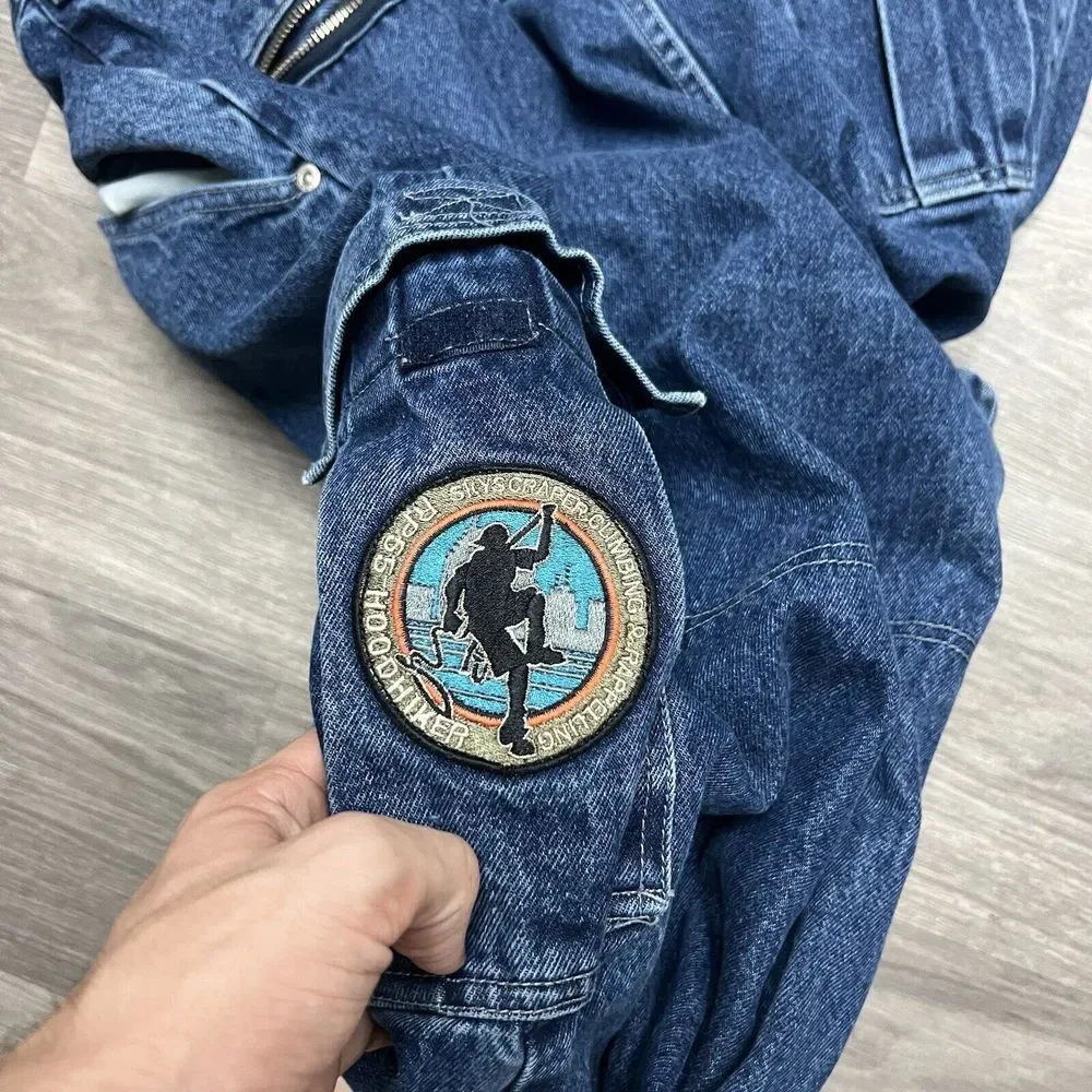 Vintage Jeans Mens 38x33 Blue Baggy Rave‎ Cargo Skate Y2K Cyber Jnco Southpole